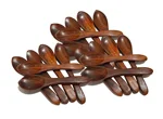 Pure Source India Wooden Masala Spoon for Small Containers, Handmade Wooden Spoon for Tea, Coffee, Sugar, Condiments & Spices, Set of 8 (4 Inch)