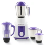 Kutchina Milano Excel Mixer Grinder 750 Watt with 4 Jars (Juicer Jar, Liquidizing, Wet Grinding, Chutney Jar) | Stainless Steel Blades | Mixer Grinder 750+ Watt | 2Yrs on Product, 5Yrs on Motor