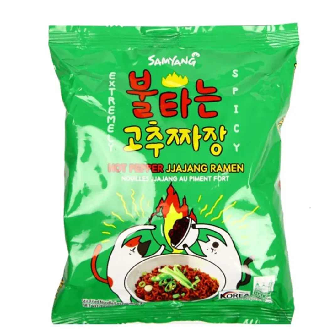 Samyang Hot Pepper Jjajang Ramen Spicy Noodle, 136G