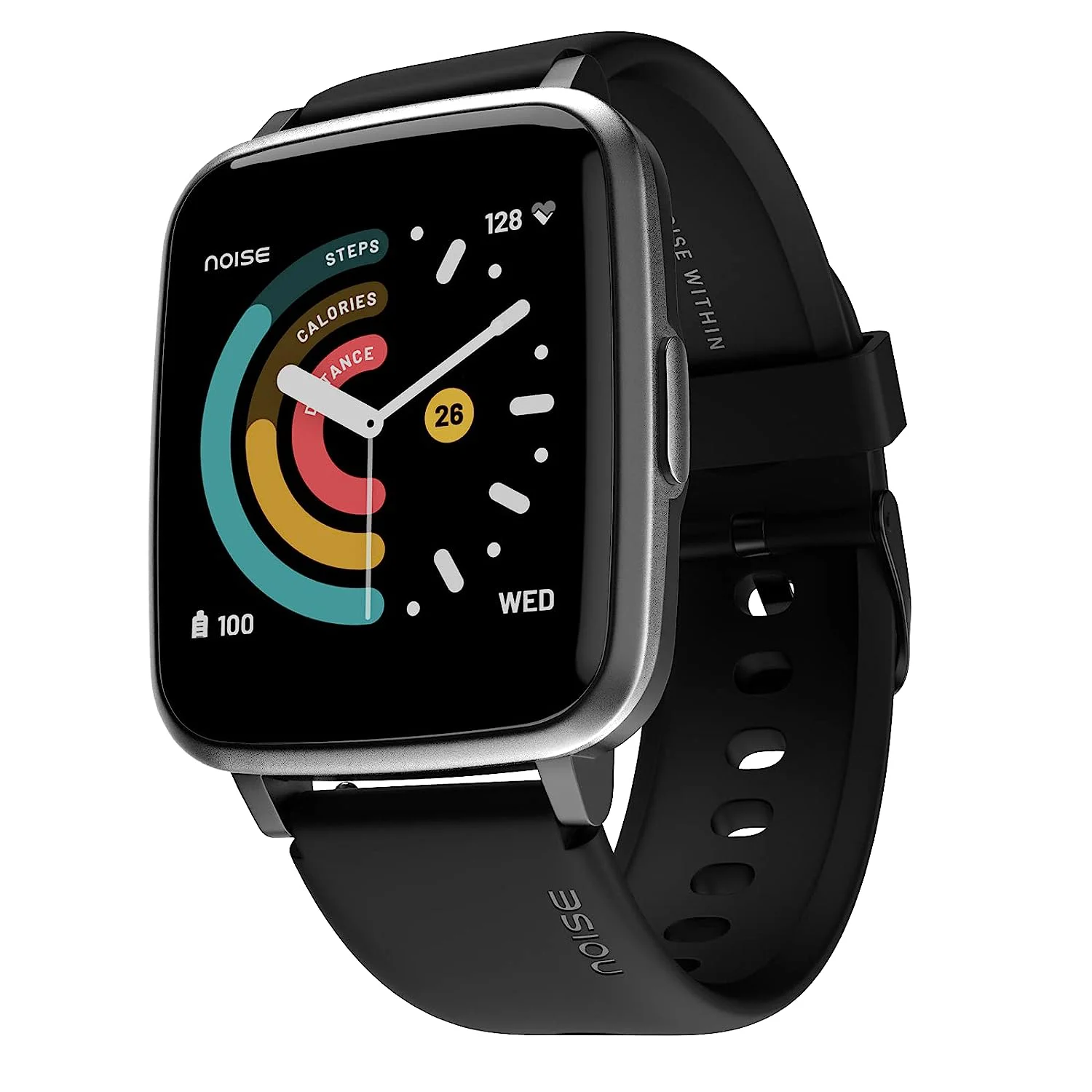 Noise ColorFit Pulse Smartwatch with 3.55cm (1.4") Full Touch Display - Jet Black