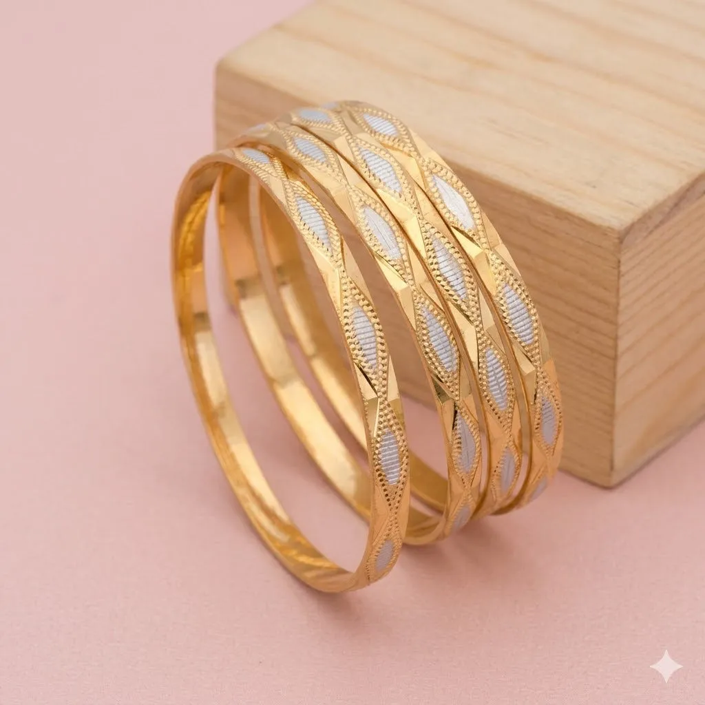 Buy 1 Get 1 Free -Pooja Bangles ( set of 4 )