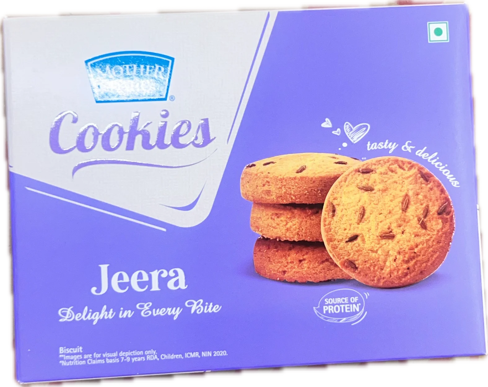 4x Mother Dairy Jeera Cookies - 150g - Pack of 4
