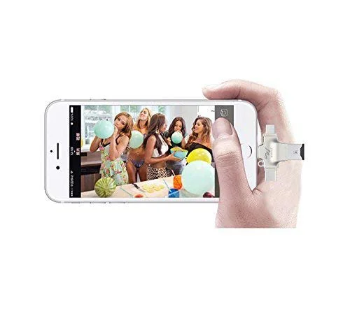 Wayona WR28 4-in-1 OTG Card Reader Connect with USB, Micro USB, Type C and Lightning Connector - Without Memory Card (Silver) - image 4