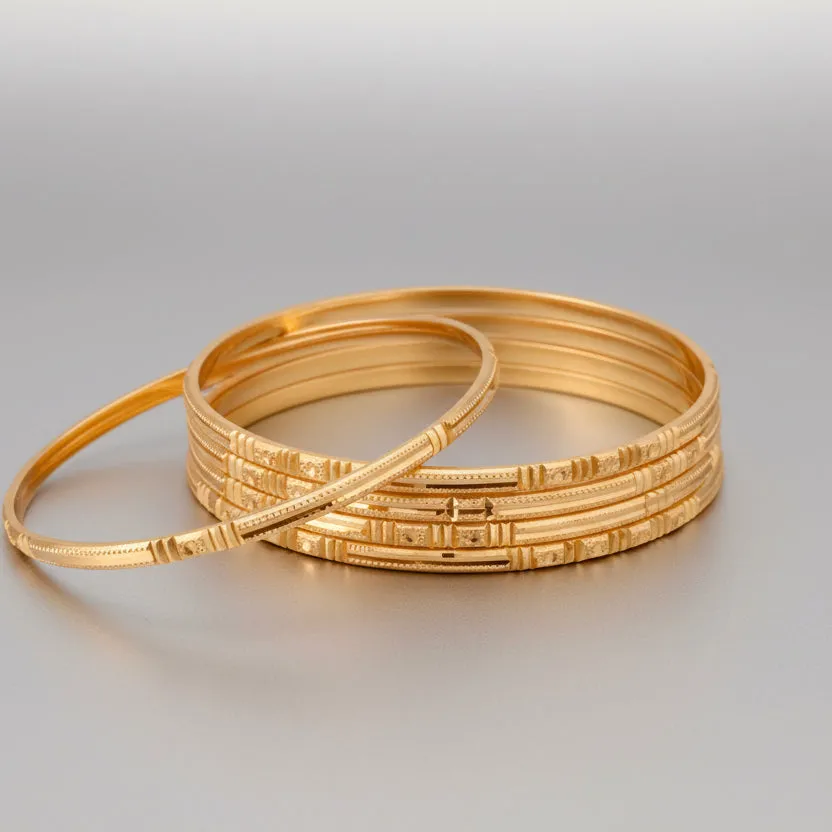 Buy 1 Get 1 Free- Uma Bangles (Set of 4)