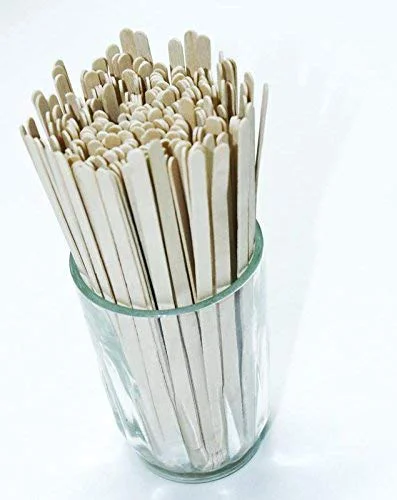 VINAYAKAMART Coffee/Tea Stirrer Sticks| coffee stirrers| wooden stirrers |Coffees sticks |Tea Stirrer Beverage Stirrer |round sheep end, size 5.5 inch length(250pcs) - image 3