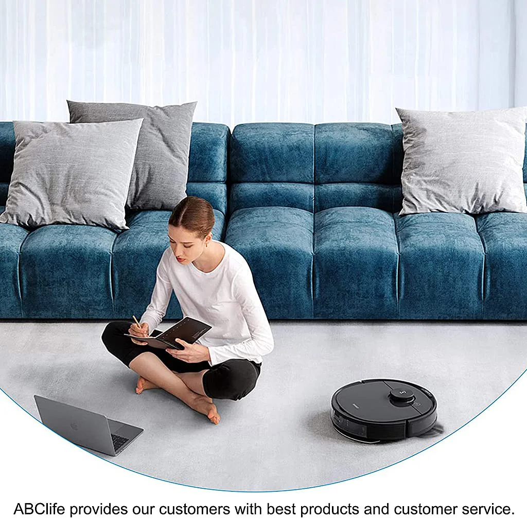 Verilux® Replacement for Ecovacs DEEBOT OZMO 920/ ECOVACS DEEBOT OZMO 950 Robotic Vacuum Cleaner Accessory Kit Pack of 1x Main Brush, 3X Filter, 4X Side Brushes. - image 4