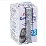 Dr. Morepen GlucoOne BG-03 Blood Glucose Test Strips, Pack of 25