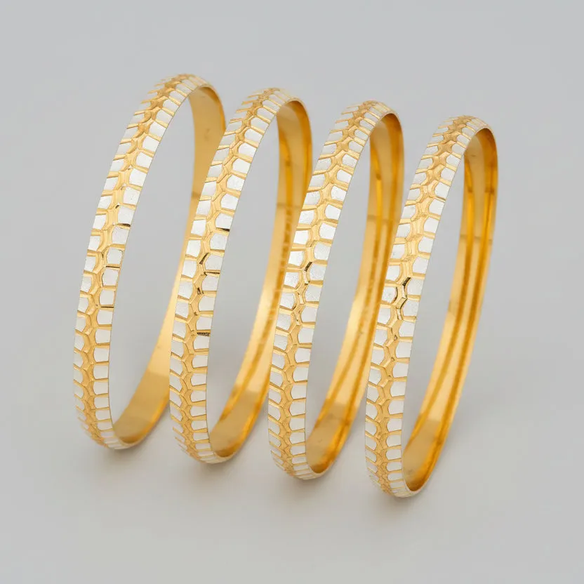 Buy 1 Get 1 Free- Naomika Bangles (Set of 4)