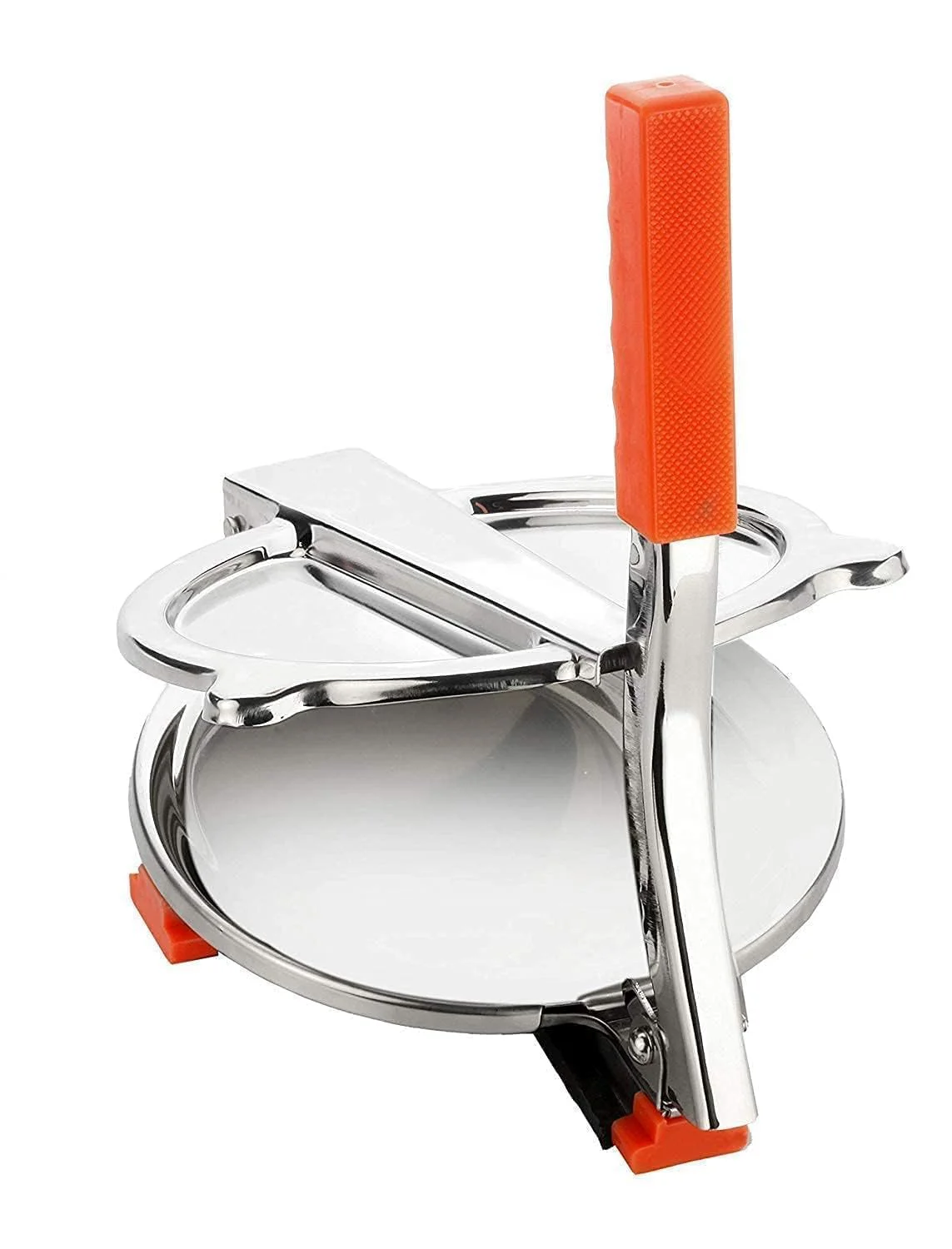 Wriniey Stainless Steel Puri Maker New Press Machine for Home and Kitchen for Making Papad khakhra poori and Many More Manual Hand Press with Handle (Pack of 1) - image 3