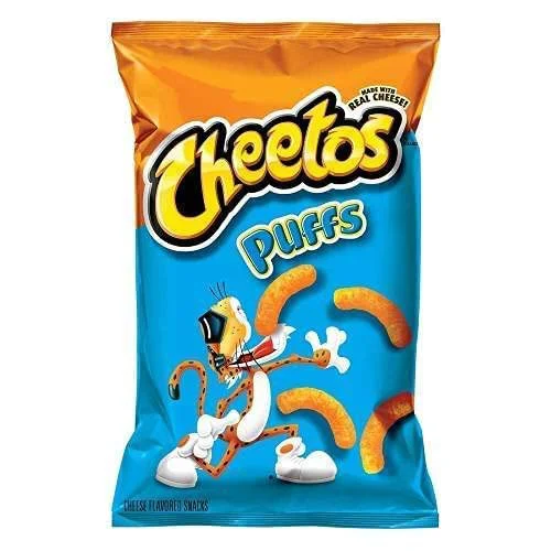 Cheetos Puffs Cheese Flavoured Snacks Delicious, 255g - image 1