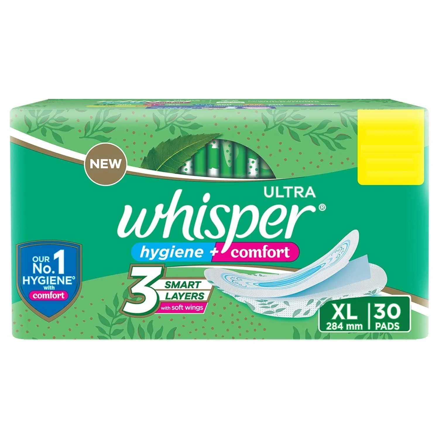 Whisper Ultra Clean Sanitary with Wings - 30 Pieces (XL) - image 2
