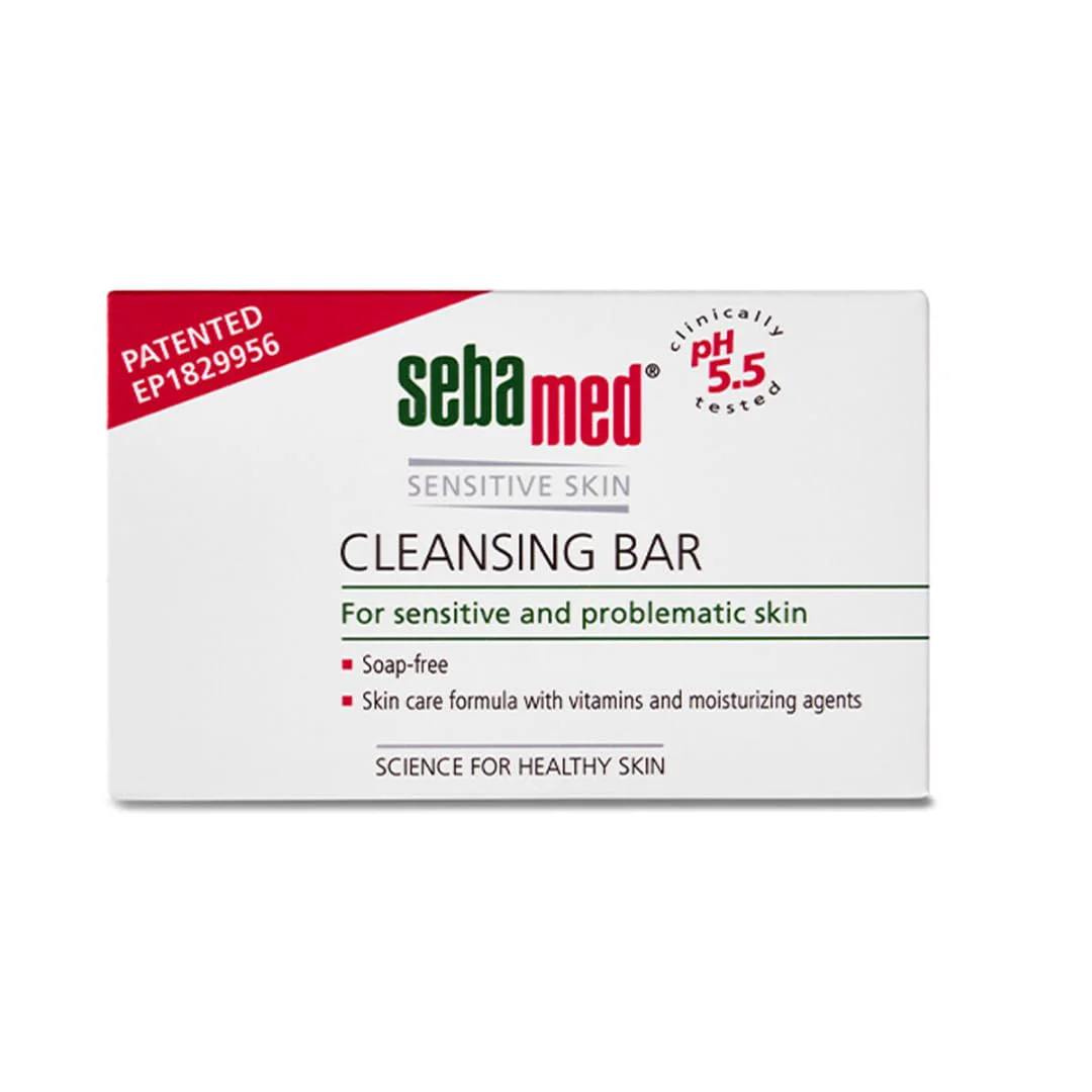 SebaMed Cleansing Bar, Ph5.5, Gentle, Non Drying, Soap Free, Moisturizing Bath, Vitamins & Amino Acids L Free From Phthalates, Dermatologically & Clinically Tested L Ideal, 100 Gm - image 2