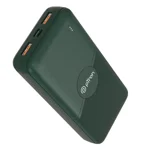 pTron Dynamo Classic 20000mAh 22.5W Power Bank, Supports VOOC/Wrap/Dash USB Charging, 20W PD Fast Charging, 3 Outputs, 2 Inputs Type-C/PD & Micro USB, Multi Layers of Protection (Green)