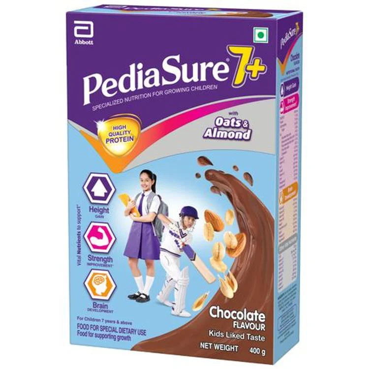 Pediasure 7+ Specialised Nutrition Drink Powder For Growing Children - Chocolate Flavour, 400g