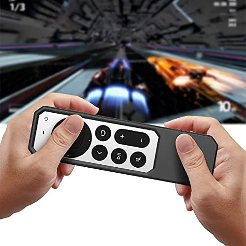Verilux® 2021 Silicone Protective Case for Apple 4K HD TV Siri Remote 2nd Gen - Anti-Slip Durable Silicone Shockproof Rubber Cover - Skin-Friendly Washable Protective Cover Sleeve (Black) - image 4