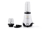 Home Plus Abs Plastic Nutri Blend, 20000 Rpm Mixer Grinder, 2 Unbreakable Jars, 500 Watts (White And Black)