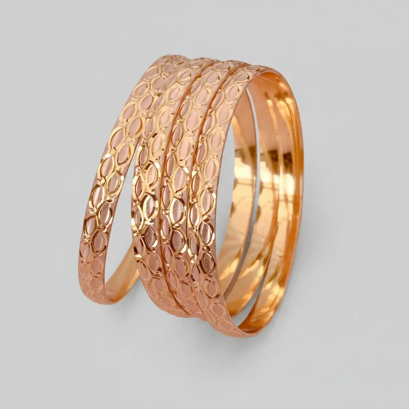 Buy 1 Get 1 Free- Ishani Bangles (Set of 4)