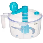 Floraware Food Safe 3 in 1 Food Processor Atta/Dough, Kneader/Maker, Vegetble Cutter, Beater, BPA Free, Blue