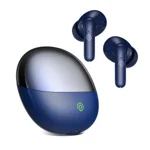pTron Newly Launched Zenbuds Evo TWS Earbuds,Ai-Trutalk Enc Calls,45Ms Movie/Music Modes,Deep Bass,32Hrs Playtime,Bluetooth 5.3 Headphones,Ipx5 Water Resistant&Type-C Fast Charging (Blue),in-Ear