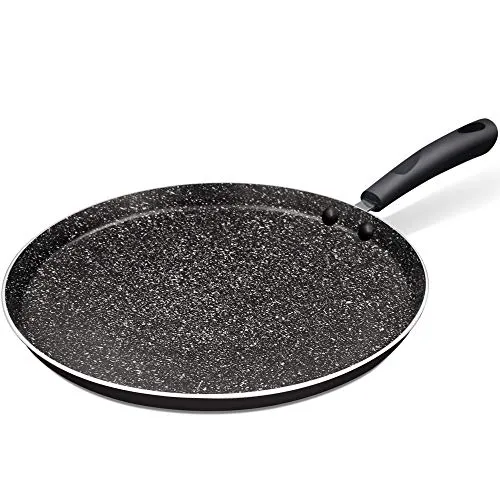 MILTON Pro Cook Granito Induction Omni Tawa, 32 cm, Black, Aluminium