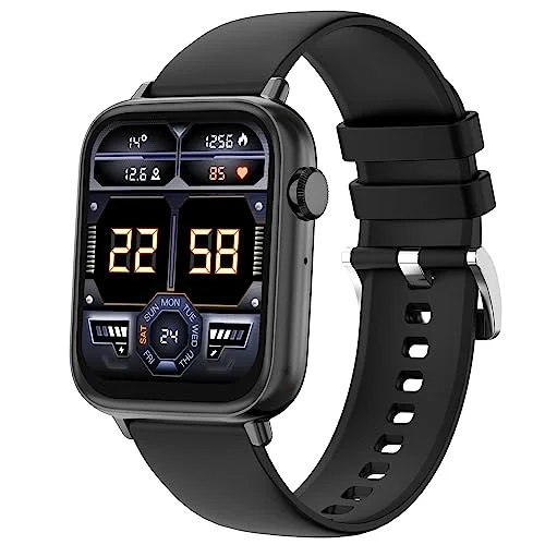 Fire-Boltt Newly Launched Ninja Fit Pro Smartwatch Bluetooth Calling Full Touch 2.0 & 120+ Sports Modes with IP68, Multi UI Screen, Over 100 Cloud Based Watch Faces, Built in Games (Black)