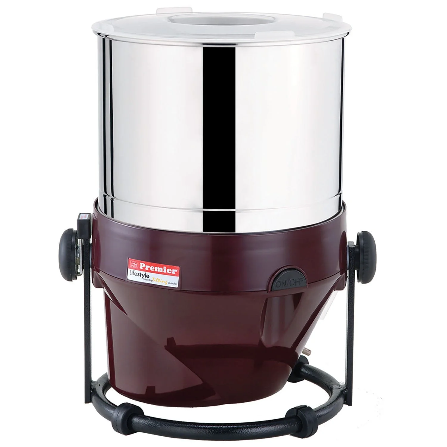 Premier Lifestyle Grinder (Pg - 502) 2 LTR 230v Maroon Colour Code-039131 – Powerful and Stylish Wet Grinder with 2-Liter Capacity, Durable Stainless Steel Drum, Energy Efficient Motor - image 2