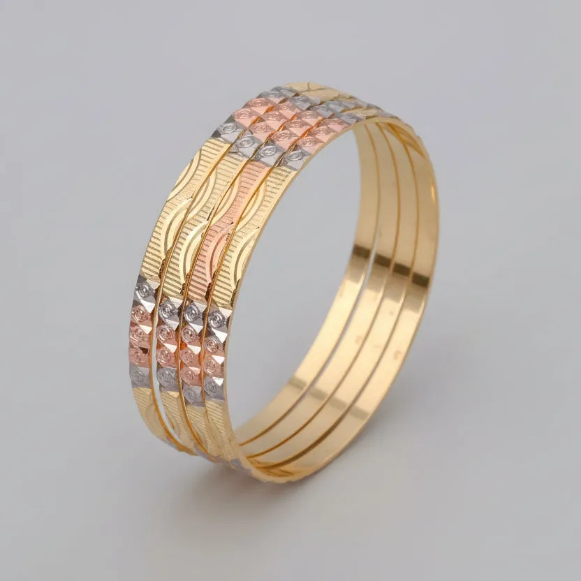 Buy 1 Get 1 Free-Laxmi Bangles (Set of 4)