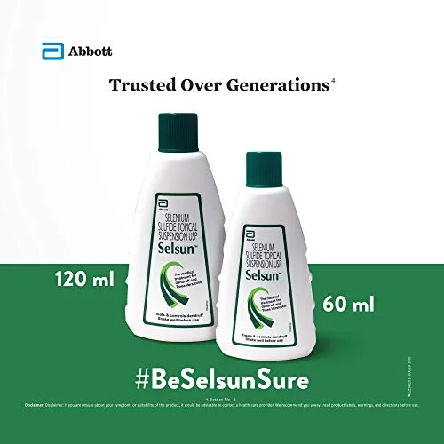 Selsun Suspension Anti Dandruff Shampoo - 120ml - image 3