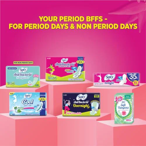 Sofy Anti Bacteria Extra Long Sanitary Pads, Pack of 44 - image 3