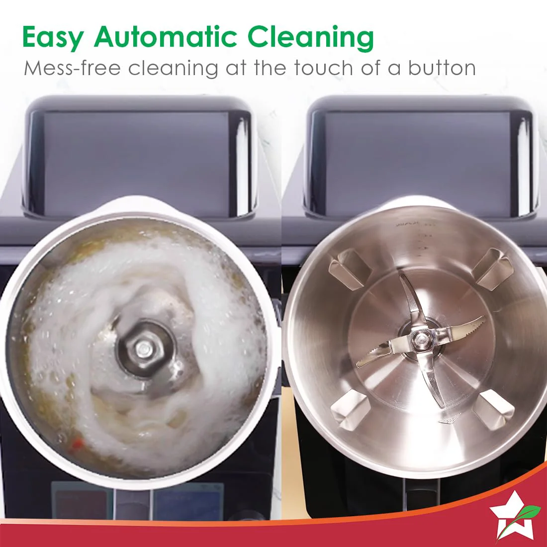 Wonderchef Chef Magic | All-in-One Kitchen Robot | Automatic Chopping, Sautéing, Stirring, Kneading, Steaming & more | Wi-fi & Mobile App | Pre-Loaded Recipes by Chef Sanjeev Kapoor | 2 Year Warranty (Indian Plug) - image 2