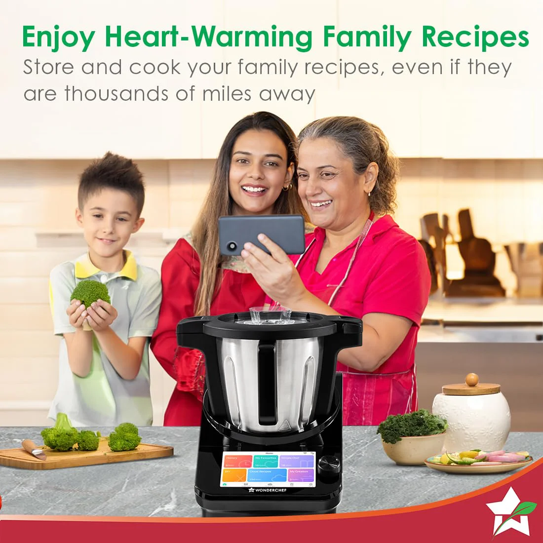 Wonderchef Chef Magic | All-in-One Kitchen Robot | Automatic Chopping, Sautéing, Stirring, Kneading, Steaming & more | Wi-fi & Mobile App | Pre-Loaded Recipes by Chef Sanjeev Kapoor | 2 Year Warranty (Indian Plug) - image 5