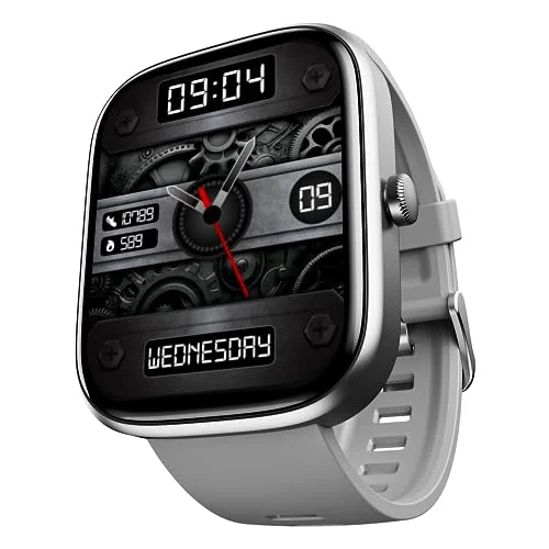 boAt Ultima Chronos Smart Watch with 1.96" AMOLED Display,Advanced BT Calling,Coins,DIY Watch Face Studio,Female Wellness,HR&SPO2 Monitoring,Energy&Sleep Score,IP67(Cool Grey)