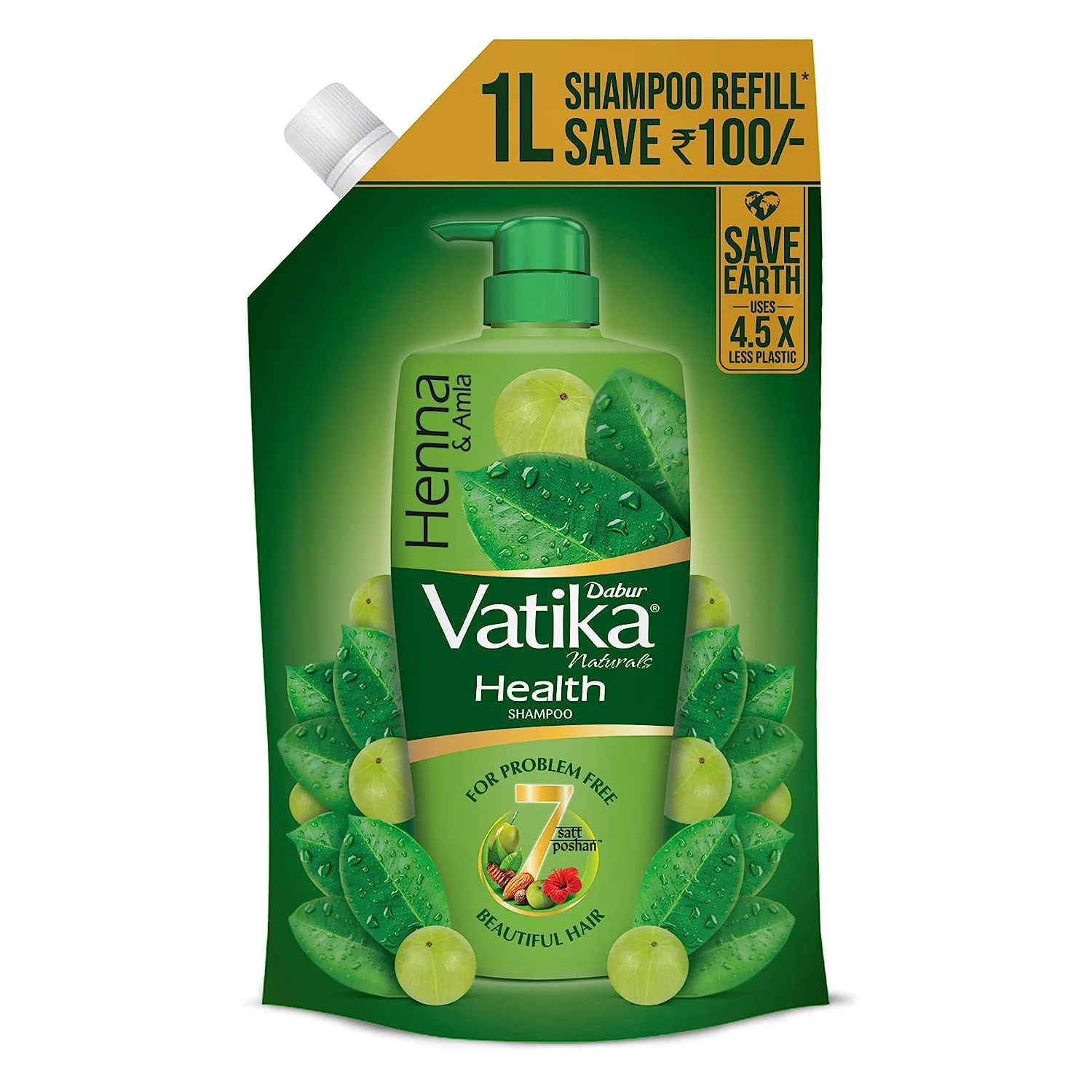 Dabur Vatika Health Shampoo - 1L (1000ml)