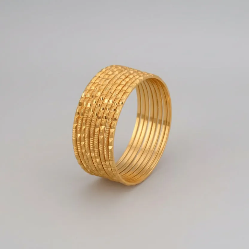 Buy 1 Get 1 Free-Kiyara Bangles (Set of 8)