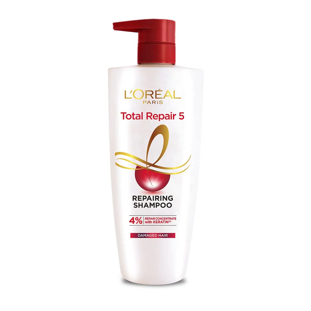 L'Oreal Paris Shampoo, For Damaged and Weak Hair, With Pro-Keratin + Ceramide, Total Repair 5, 1L (1000ml)