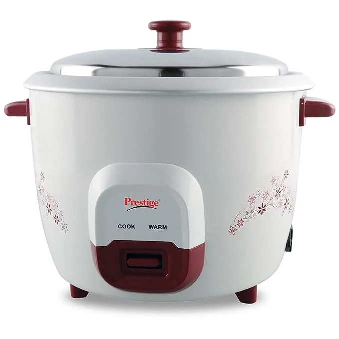 Prestige PRWO 1.0 Red Colour Rice Cooker (1 Liter)