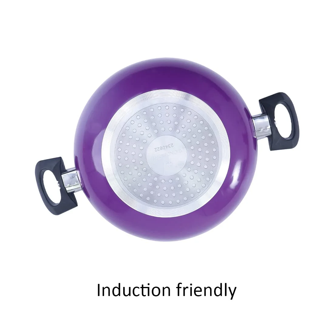 Wonderchef Valencia Non-Stick Kadhai with Glass Lid | Induction Friendly | 2 litres Capacity | Size 24 cm Kadai - image 4