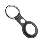 GadgetBite Portable Protective Case Anti-Scratch Cover with Keychain Compatible with AirTags 2021[Airtags Not Included]-Black, Small (GB-AIRTAG-BLK)