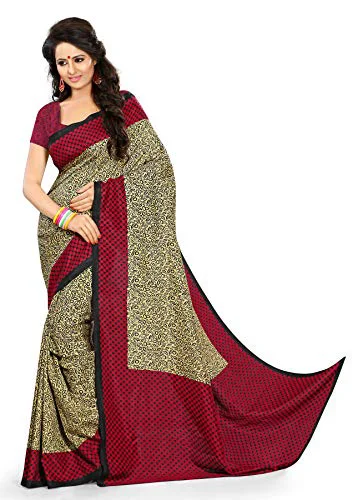 Vimla Women's Malgudi Silk Uniform Saree With Blouse Piece (2110_Multicolor_Free Size) - image 3