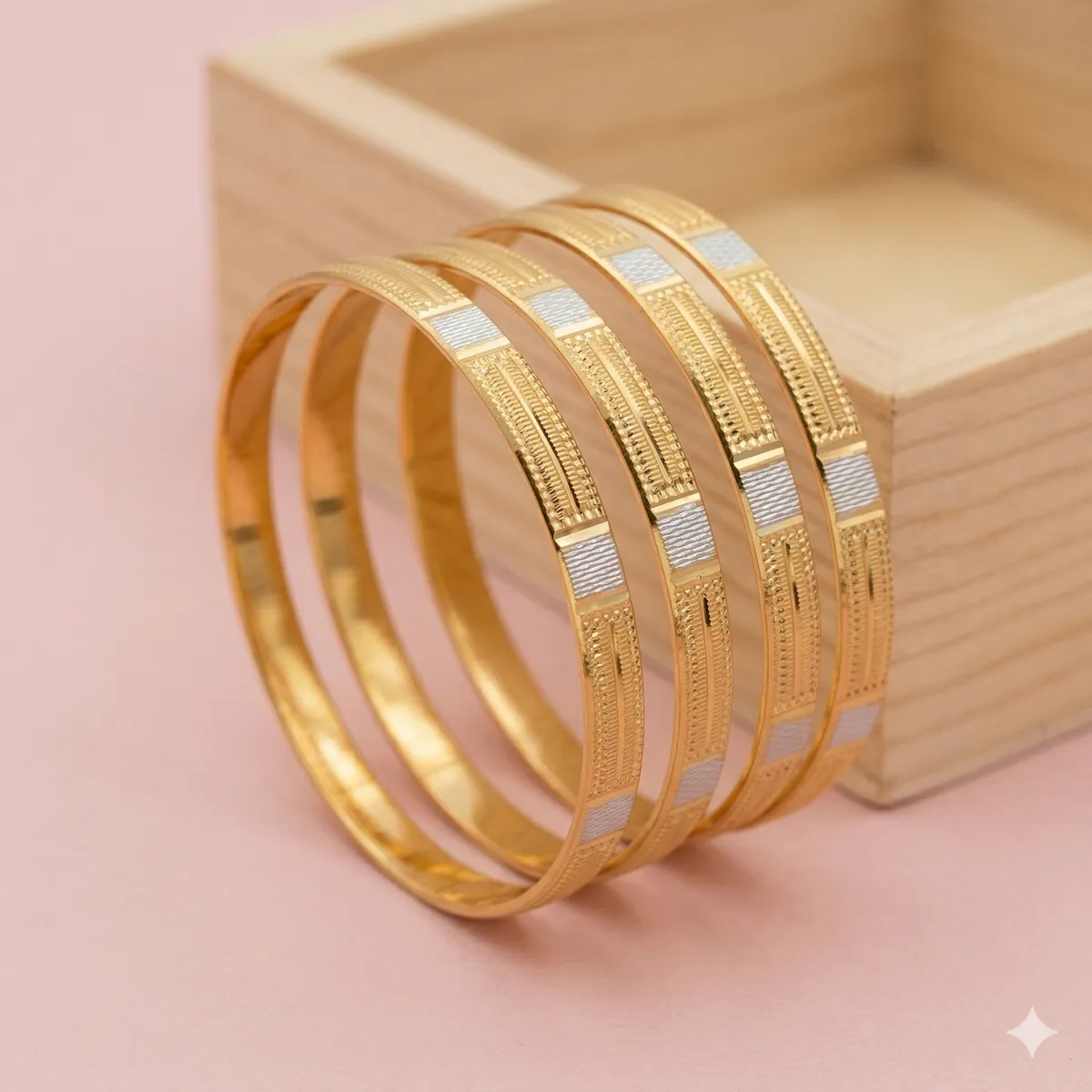 Buy 1 Get 1 Free - Jeevika Bangles ( set of 4 )