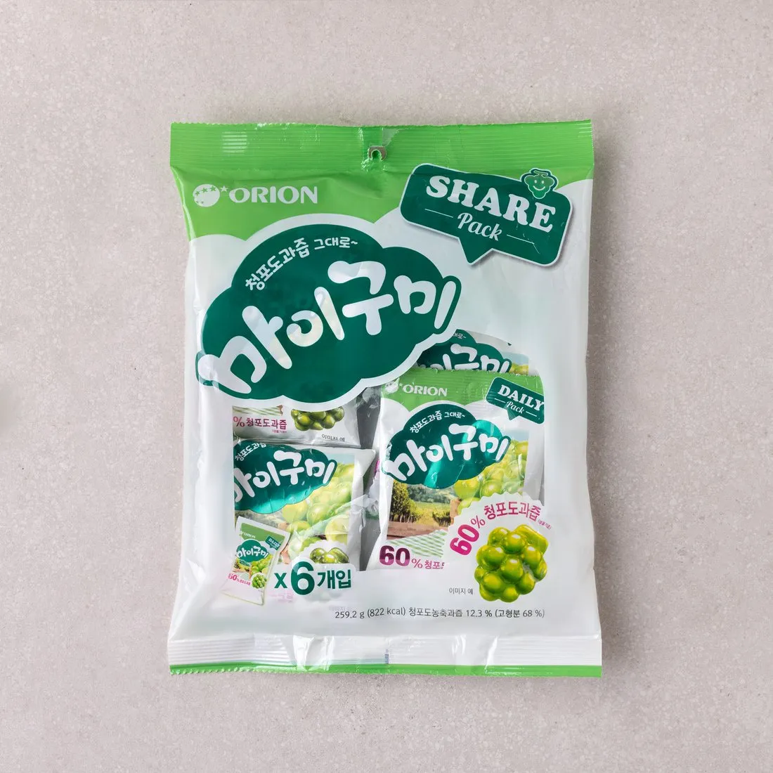 마이구미 청포도 소포장 MYGUMI JELLY 79 gm