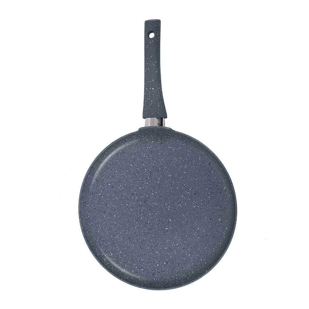 Wonderchef Granite Forged Non-Stick and PFOA-Free Aluminium Indian Cooking Dosa Tawa Crepe Pan, 24 cm Pan, Grey - image 4