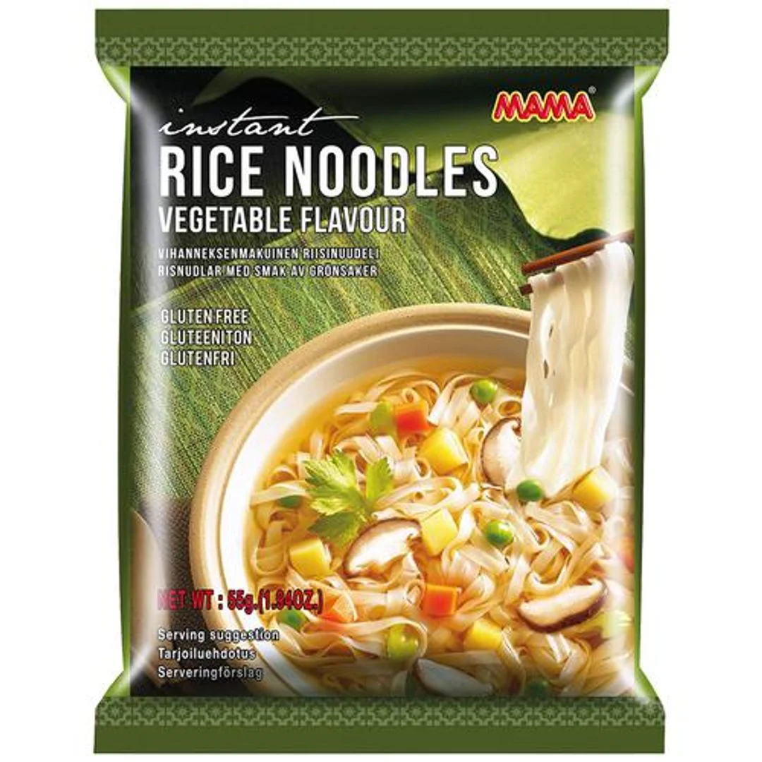 40x MAMA Instant Rice Noodle - Vegetable Flavour, Gluten Free, 55 g - Pack of 40 - image 2