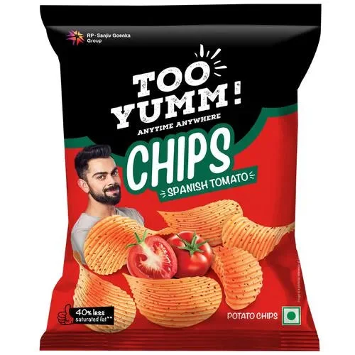 50x Too Yumm! Potato Chips - Spanish Tomato, Pack of 50 - 25 g each - image 1