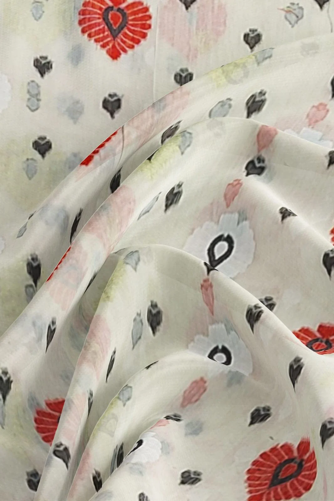 Saree Niketan Women's Traditional Bengal Cotton Silk Jamdani Saree (white) - image 3