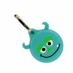 Brain Freezer Cartoon Silicone Key Ring Holder Airtag Case Cover Shockproof Anti-Fall Dust Proof Compatible with AirTag 2021 Cover (Gamer) (AirTag not Included)