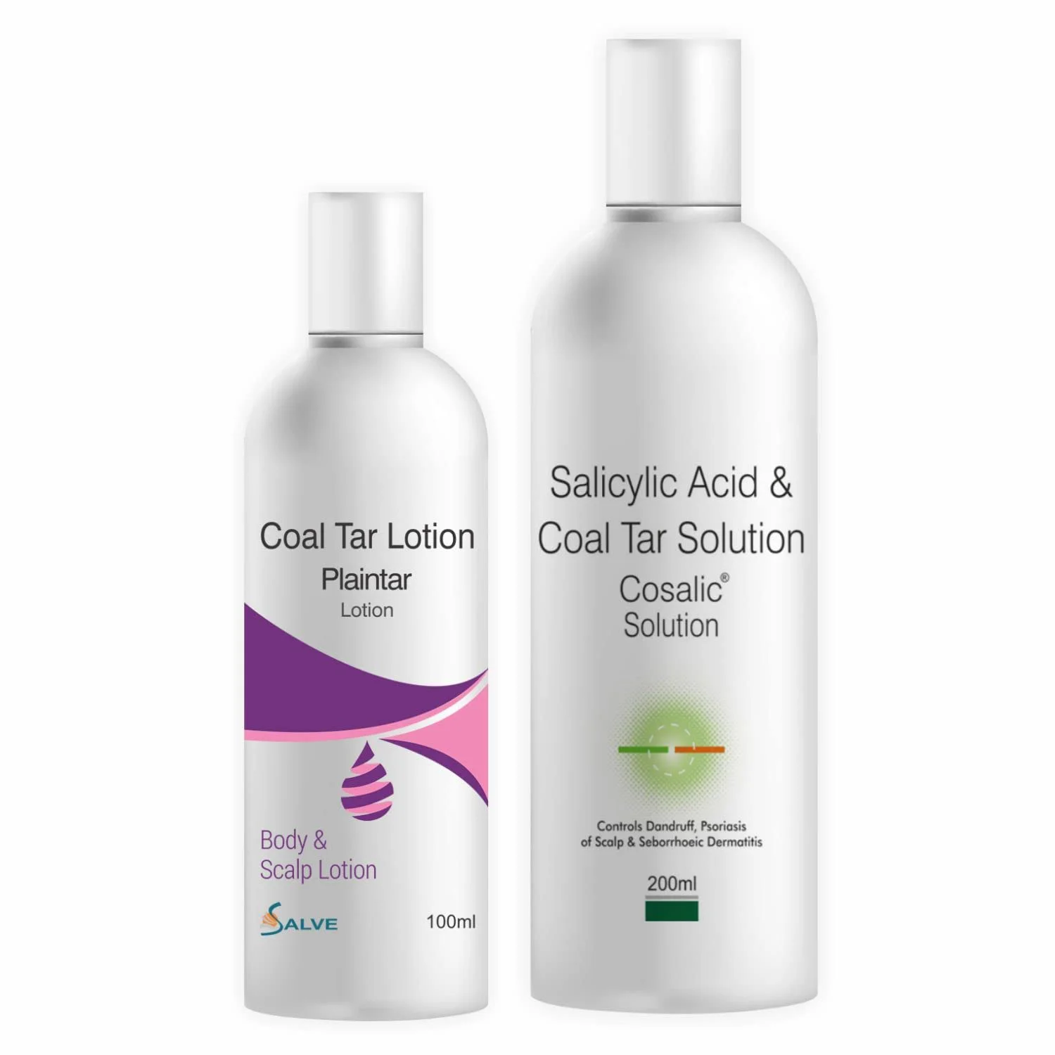 Salve Plaintar Leave-on Lotion & Cosalic Shampoo (Next Morning Rinse off) Combo enriched with Coal Tar for Dry & Flaky Scalp, Minimizes Dandruff & Scalp Irritation - image 2