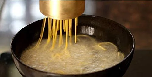 Whizzo Pure Brass 450gm Sev Sancha Machine with Free 6 Different Jali for Making Different Types of Sevaiya, Sev, Gathiya Murukku, Chakli, Bhujia Etc - image 5