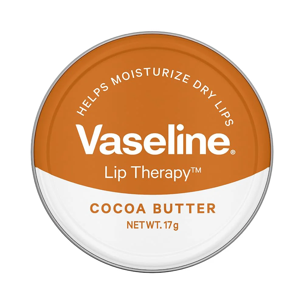 Vaseline Lip Tins Cocoa Butter, 17g | Infused with Cocoa Butter for Hydration & Glossy Shine - image 2