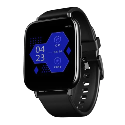 boAt Wave Prime47 Smart Watch with 1.69" HD Display, 700+ Active Modes, ASAP Charge, Live Cricket Scores, Crest App Health Ecosystem, HR & SpO2 Monitoring(Matte Black)